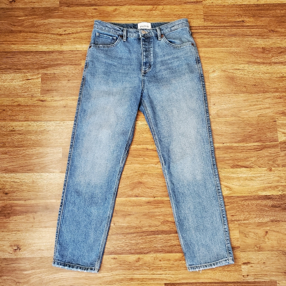 DU/ER Size 30 Ankle Straight High Rise Jeans